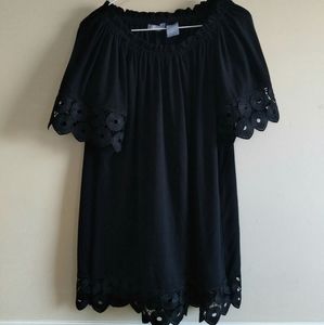 BOGO Tara Ryan Black Blouse with Beautiful Details